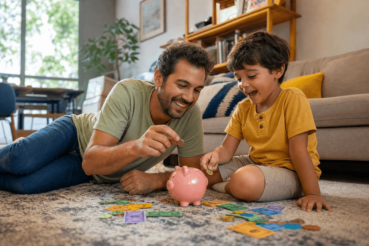 Como ensinar educação financeira para crianças sem chatice